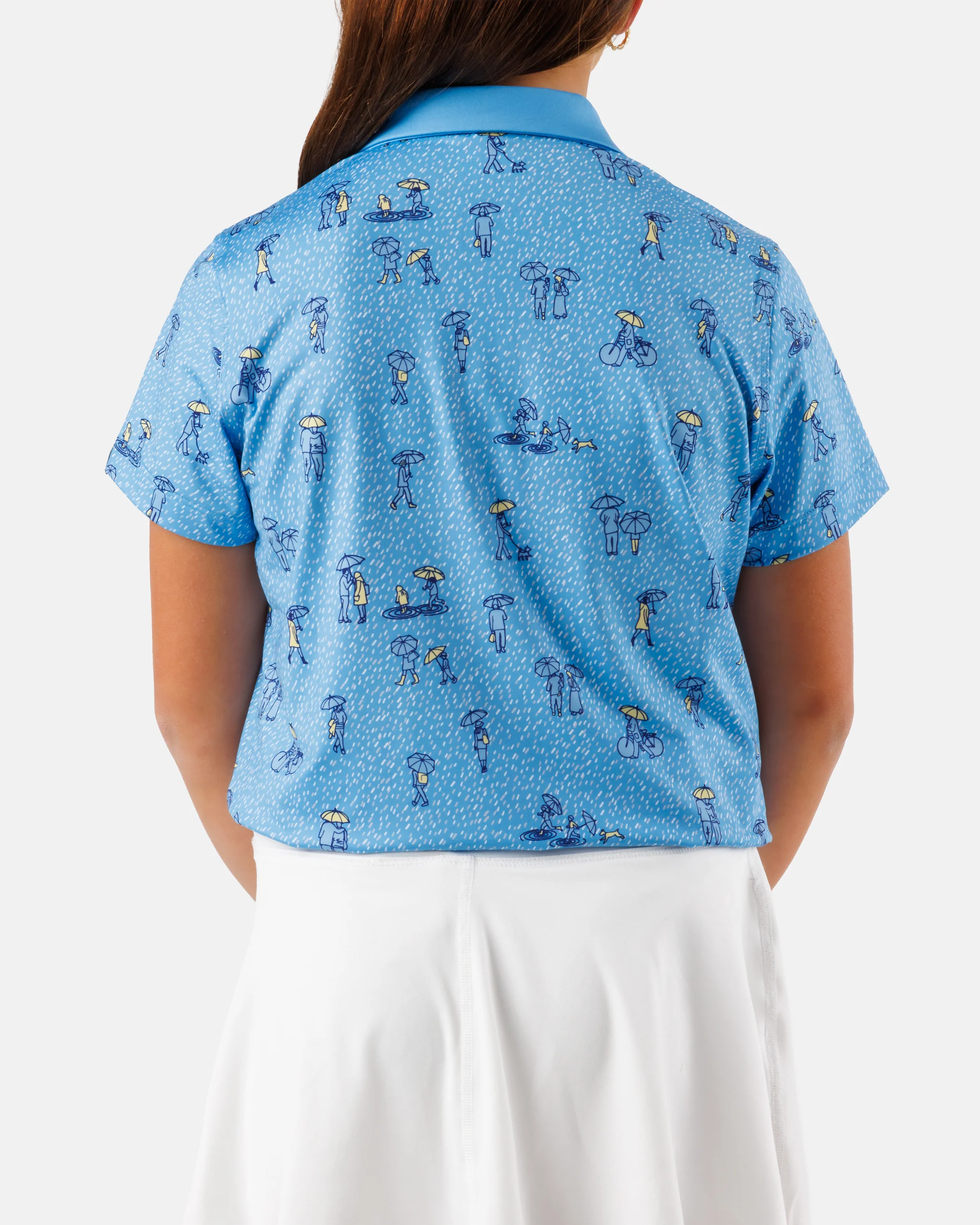 April Showers Girl's Polo - Image 5