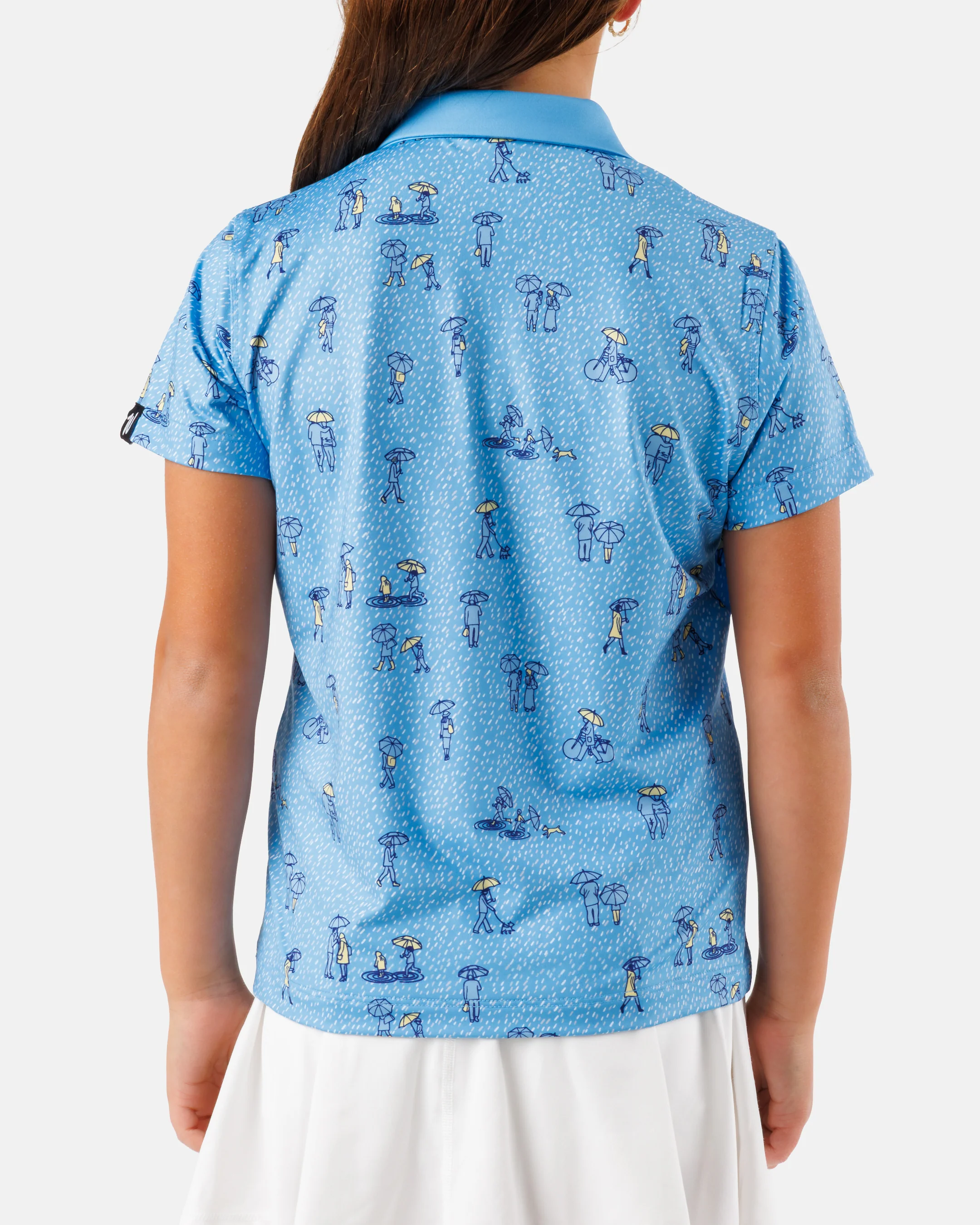 April Showers Girl's Polo - Image 6