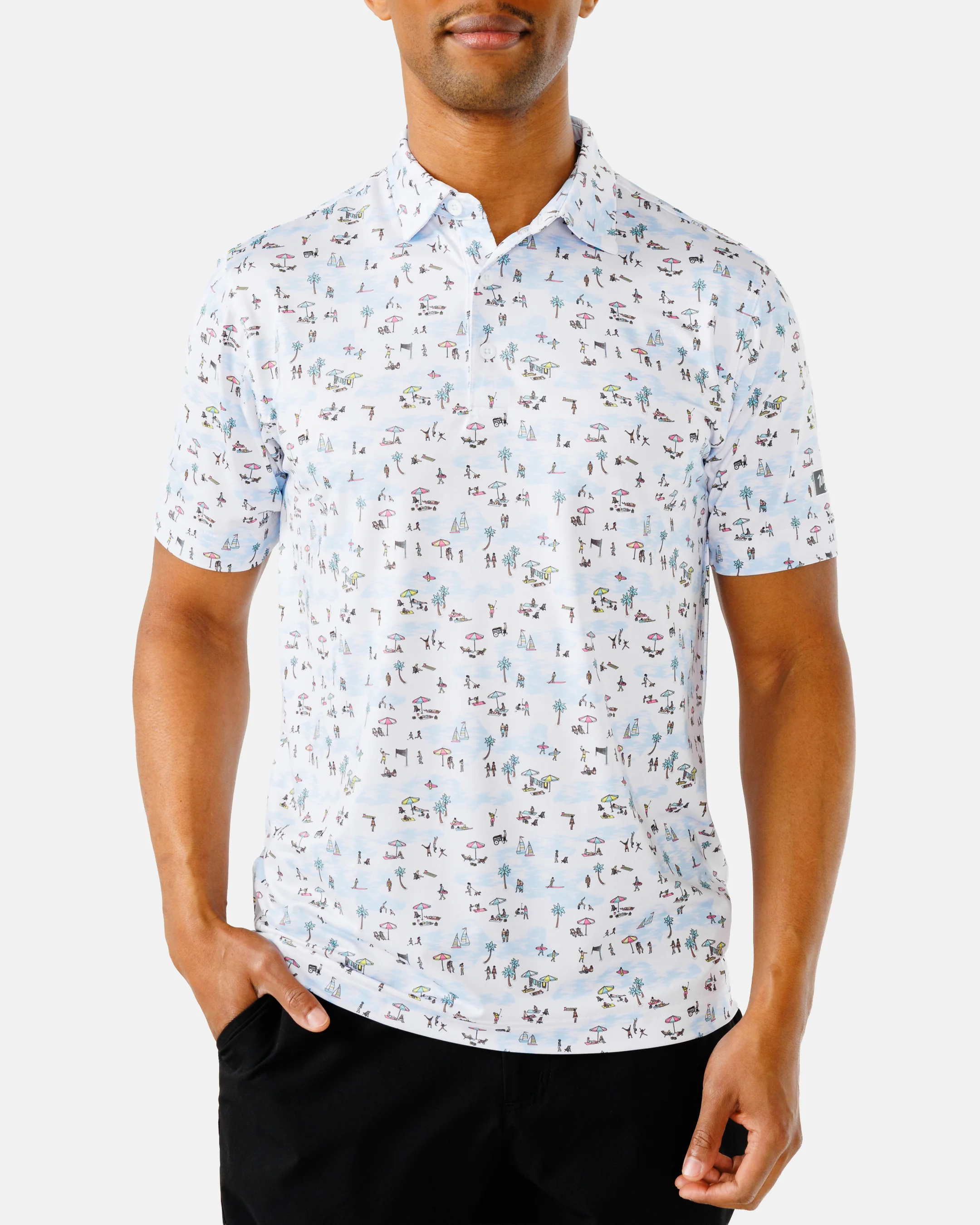 Beached It Men's Polo