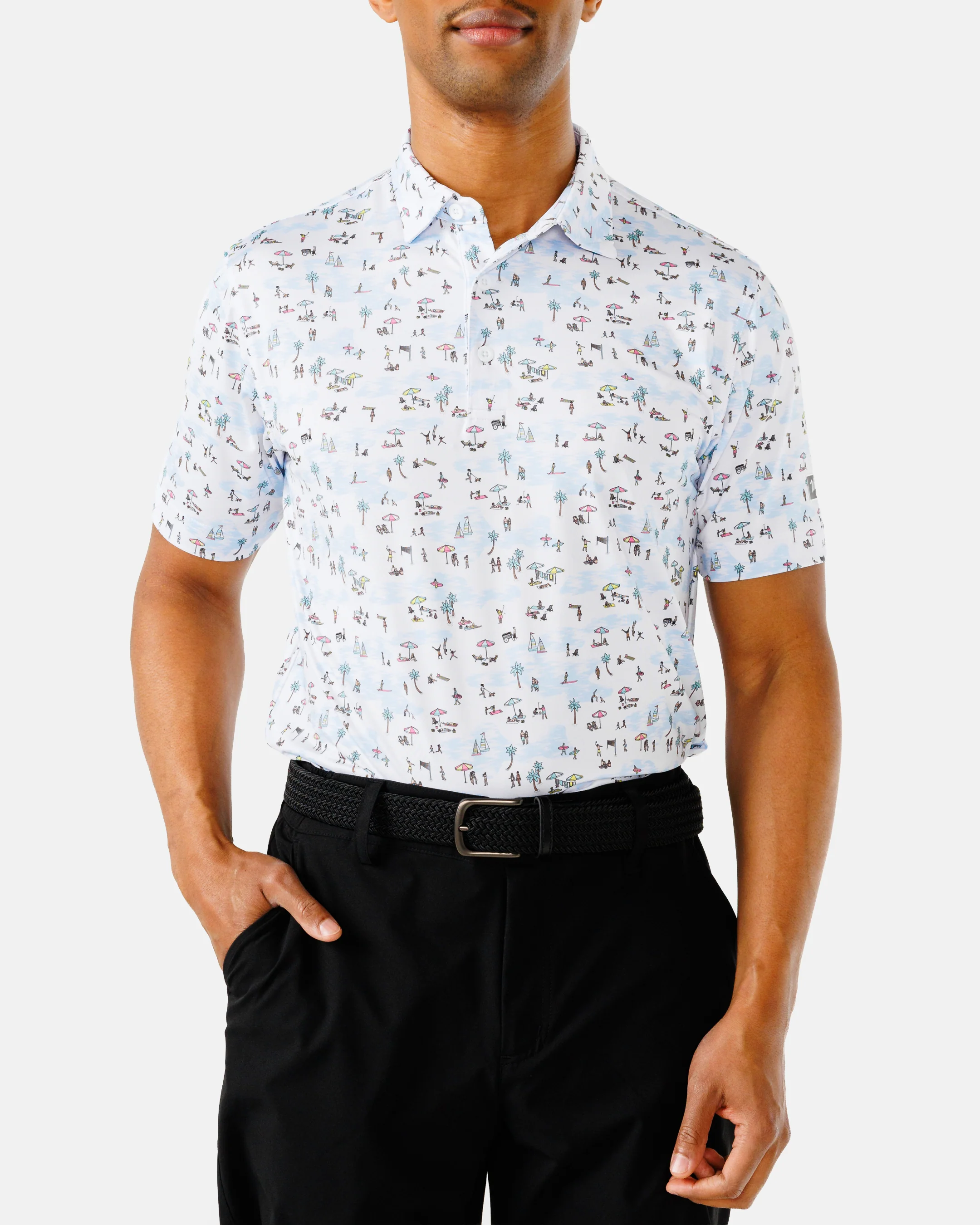 Beached It Men's Polo - Image 6