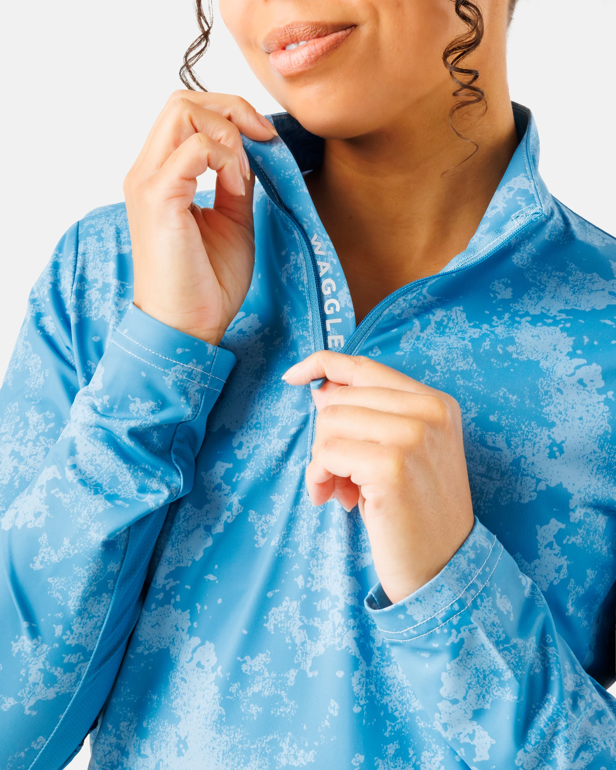 Cobalt Women's Refresh Quarter Zip - UPF 50+ - Image 3