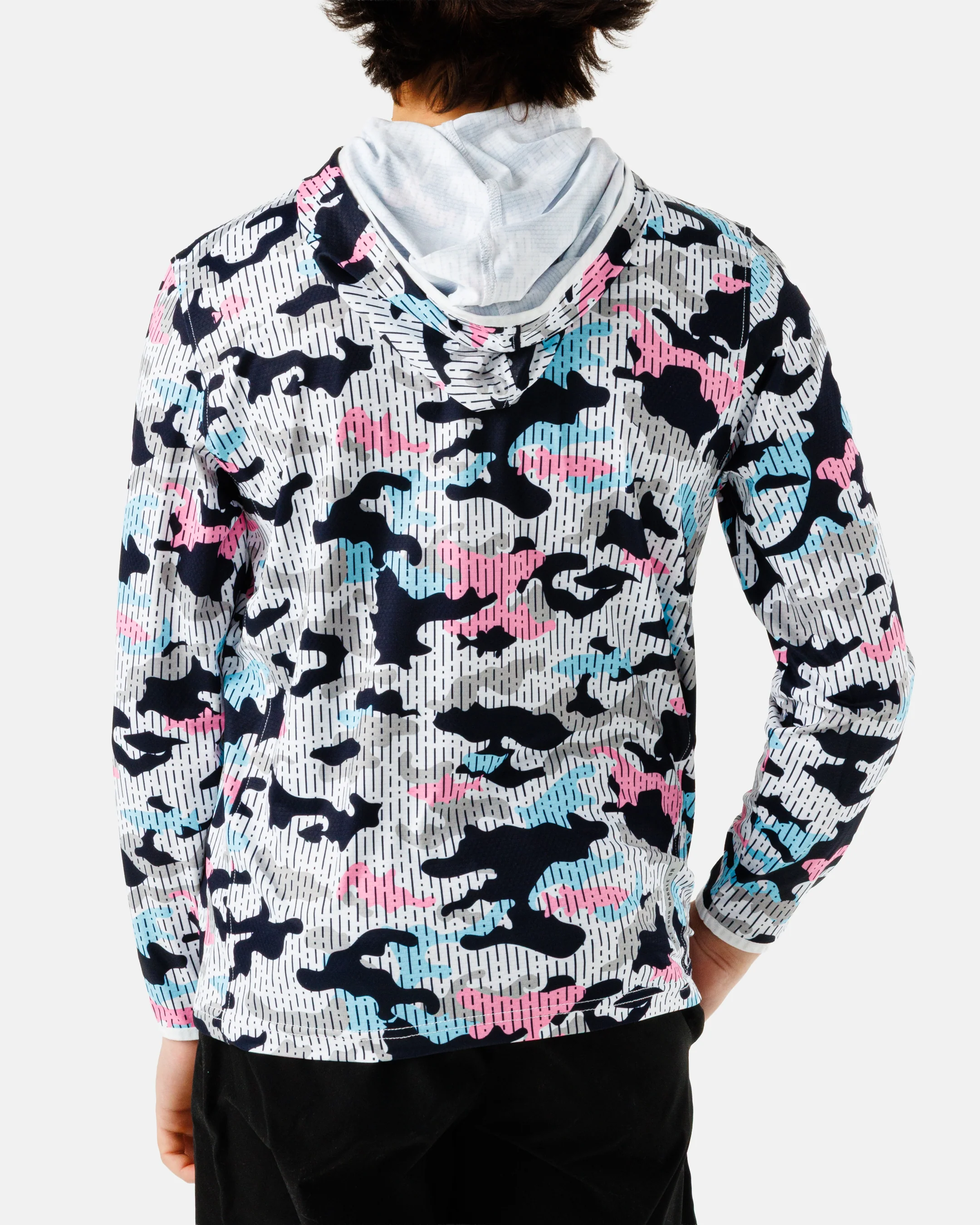 Depth Finder Youth Featherlight Hoodie - UPF 50+ - Image 3