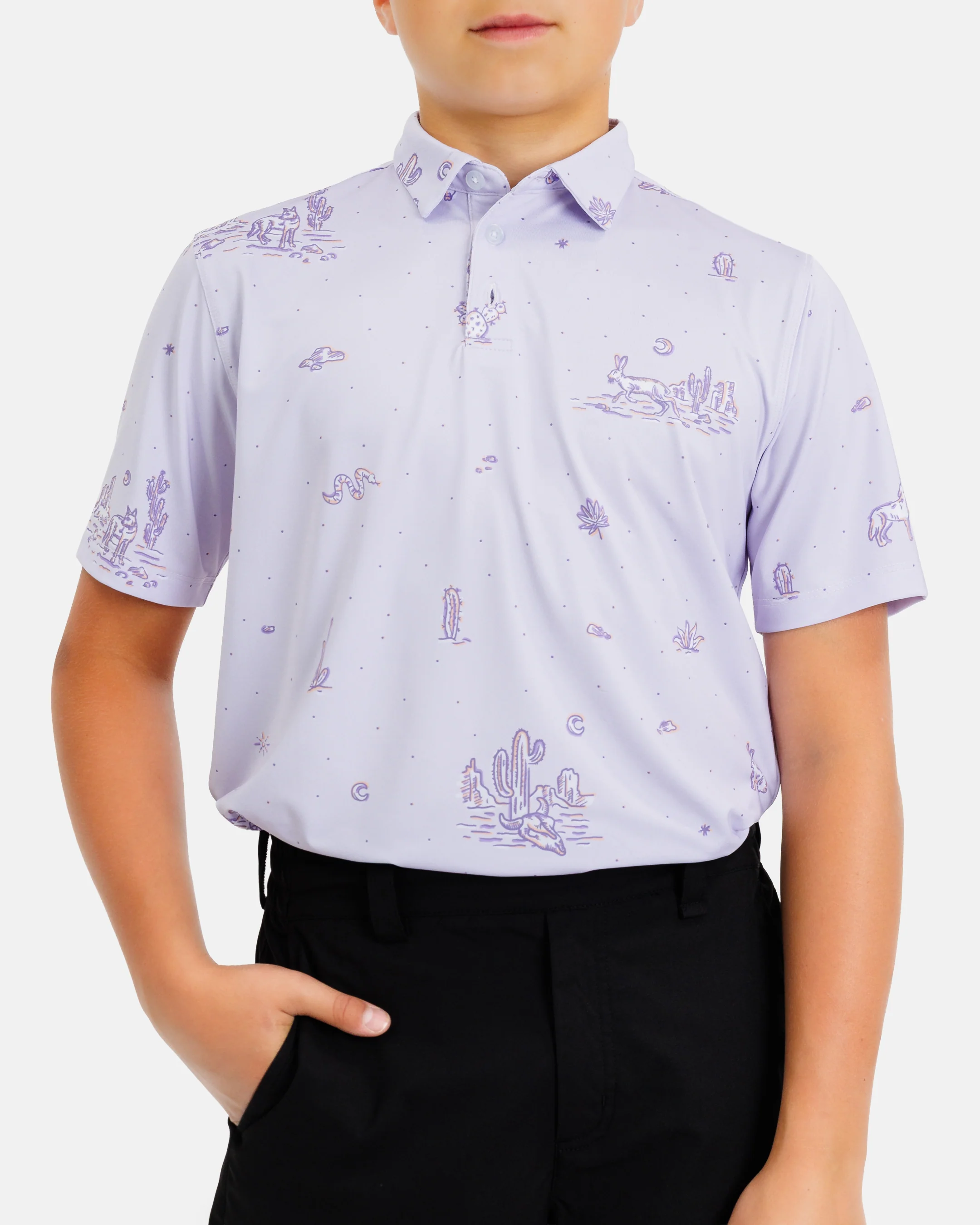 Dry Heat Boy's Polo - Image 5