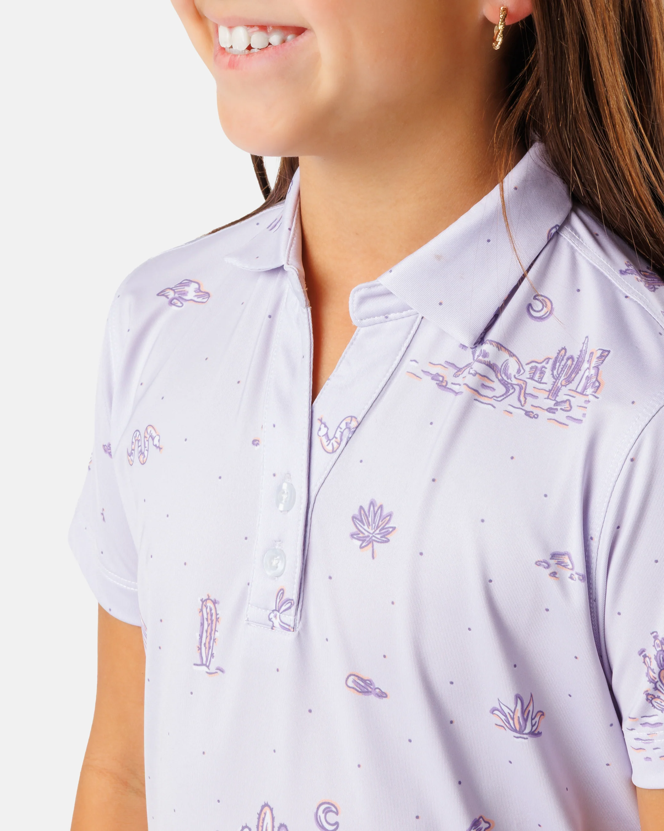 Dry Heat Girl's Polo - Image 4