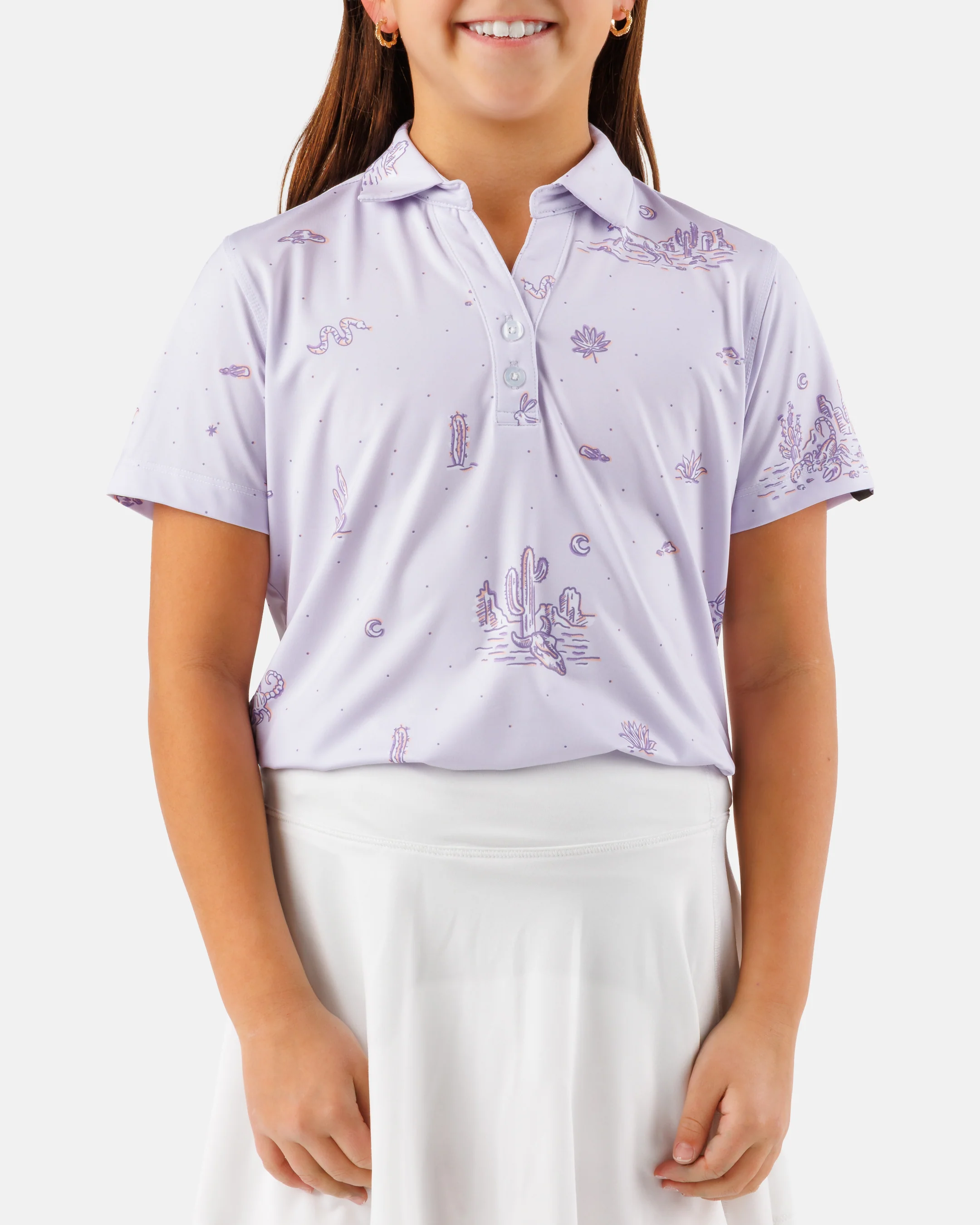 Dry Heat Girl's Polo - Image 5