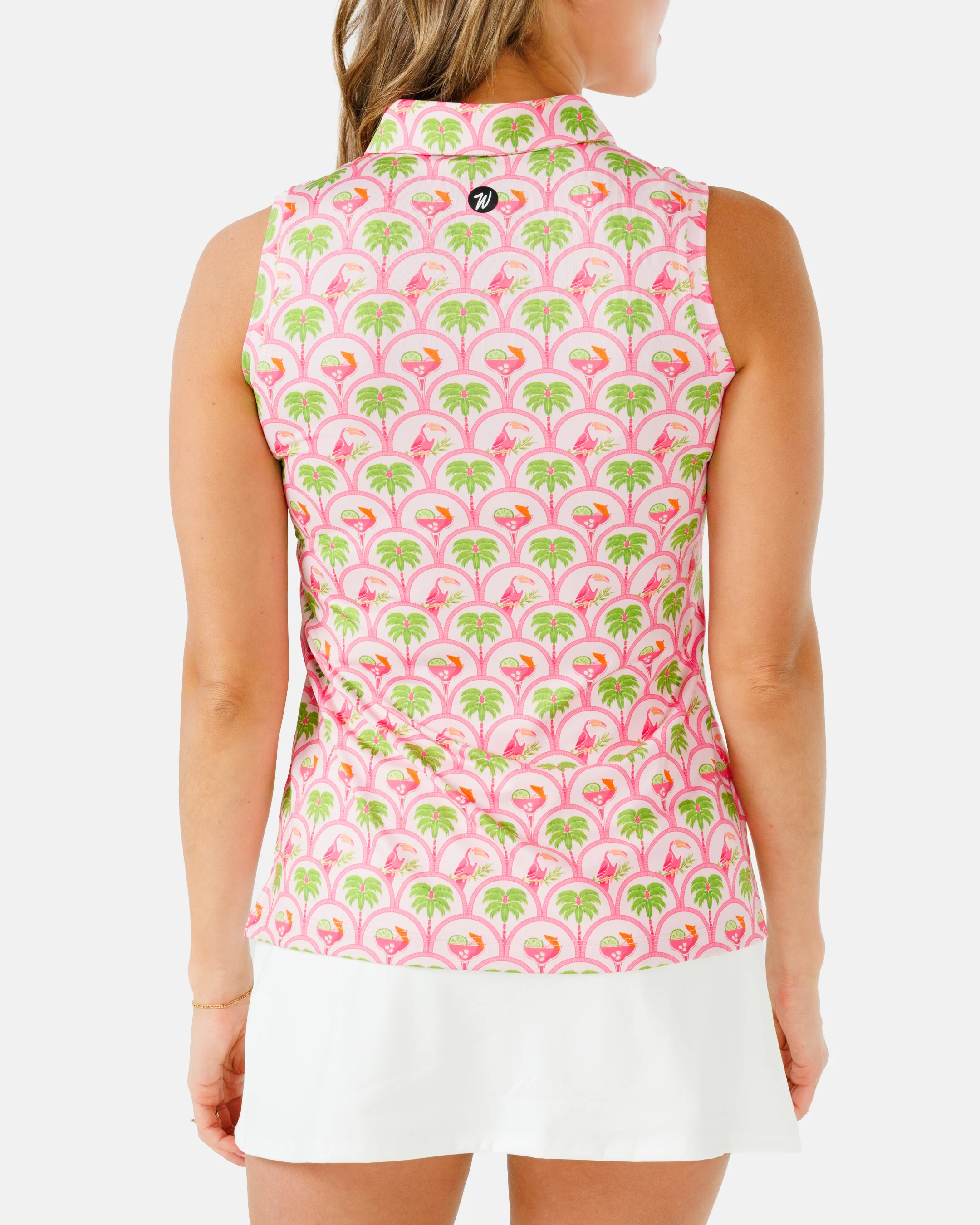 Fairway Fiesta Women's Sleeveless Polo - Image 4