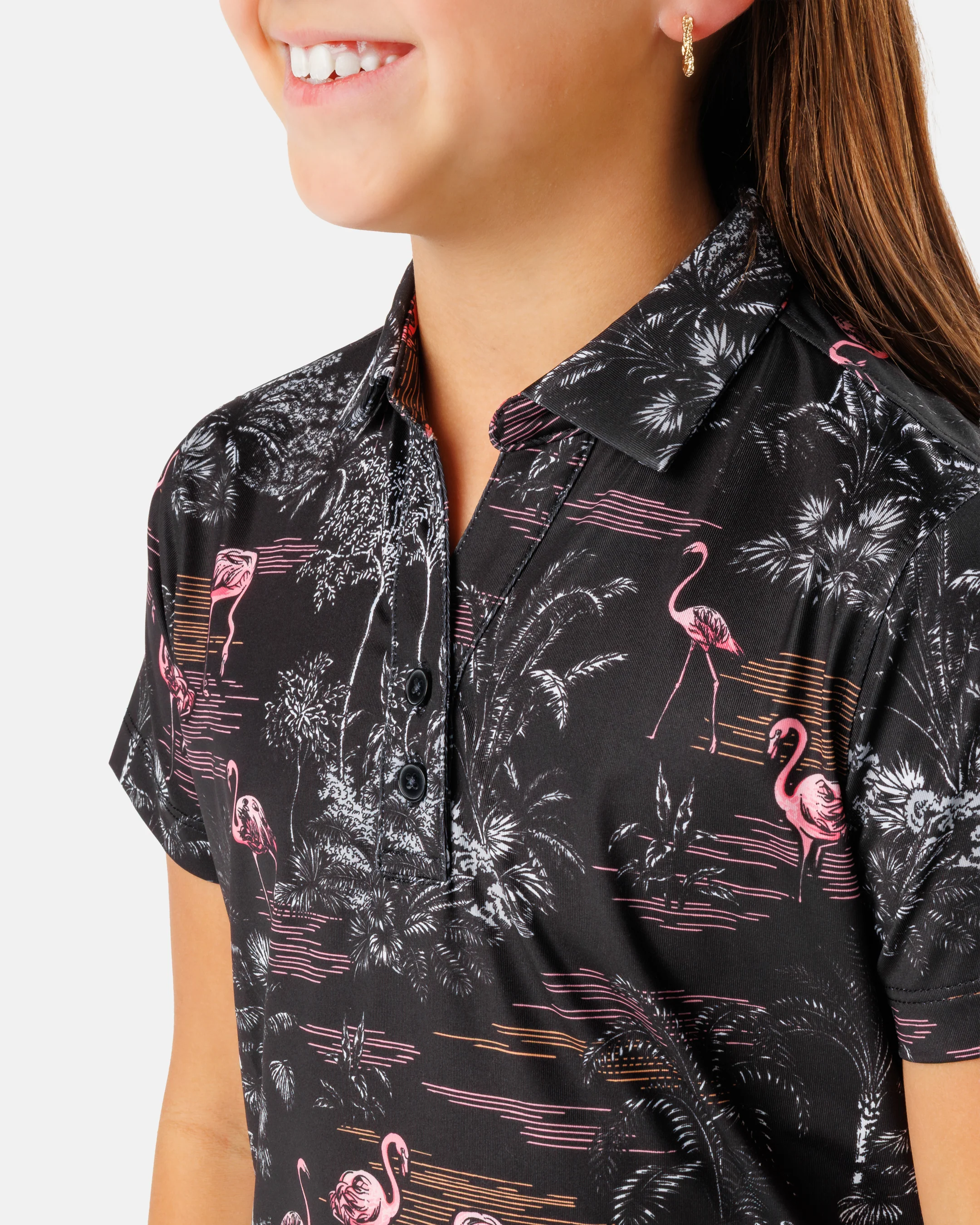 Flamingrove Girl's Polo - Image 4