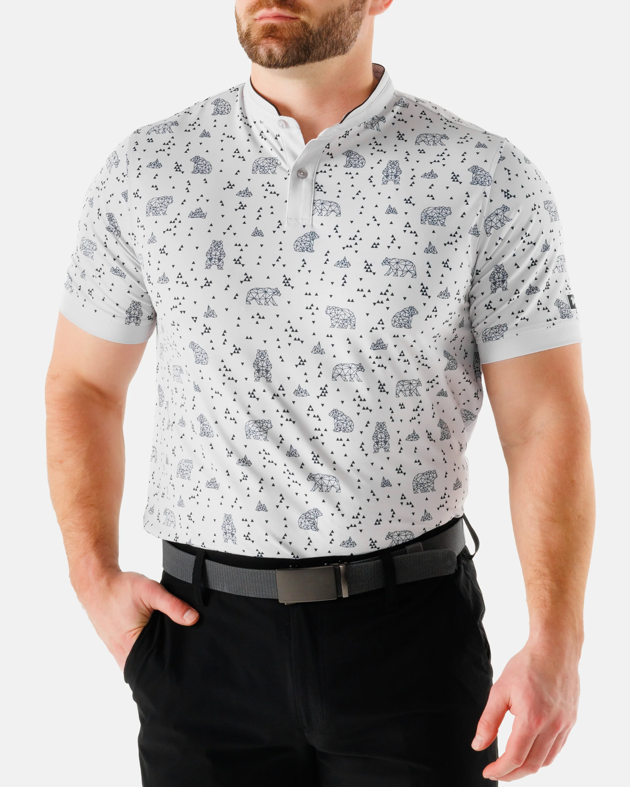 Great Bear Men's Hybrid Polo - Image 6