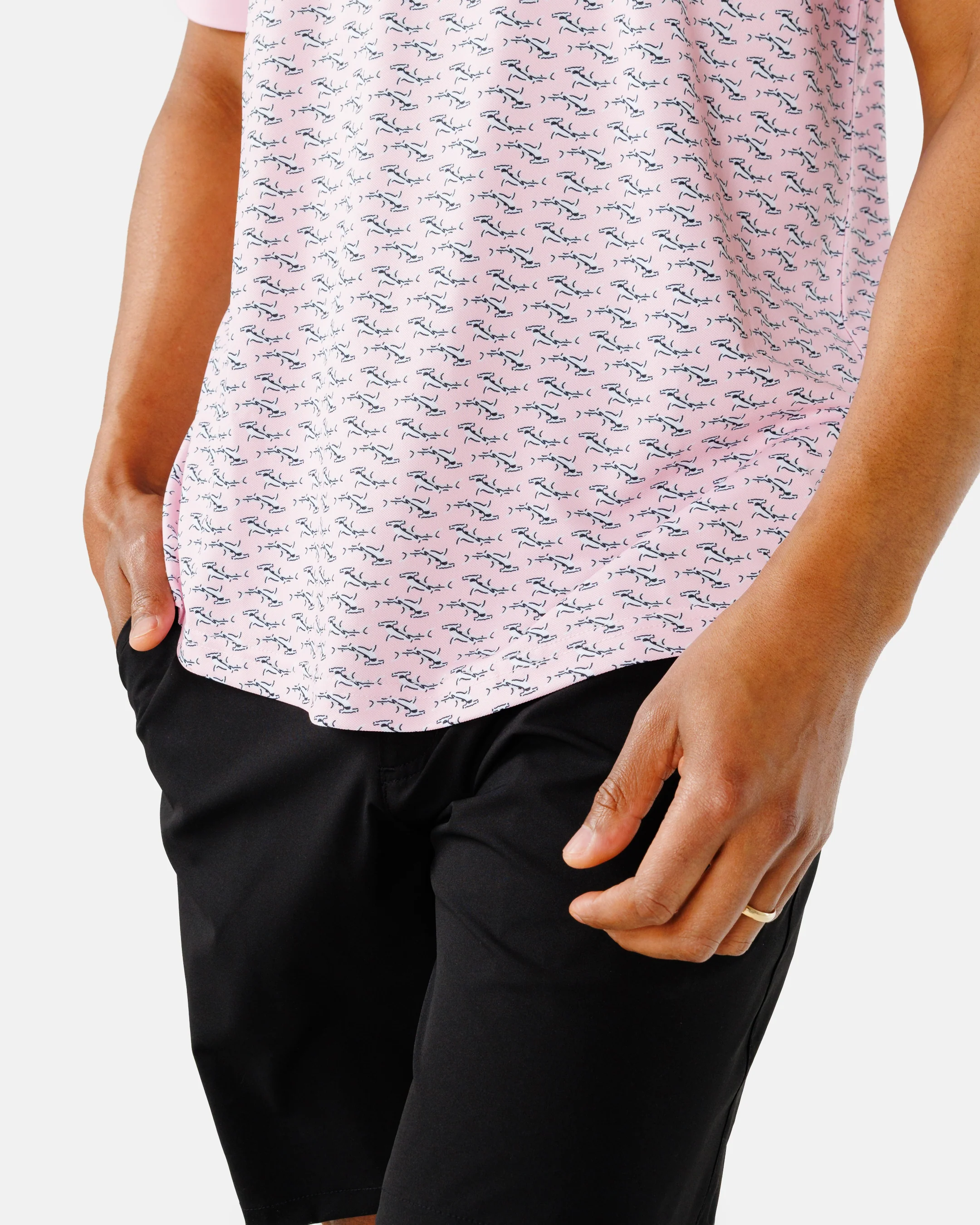 Hammered It Men's Hybrid Polo - Image 8