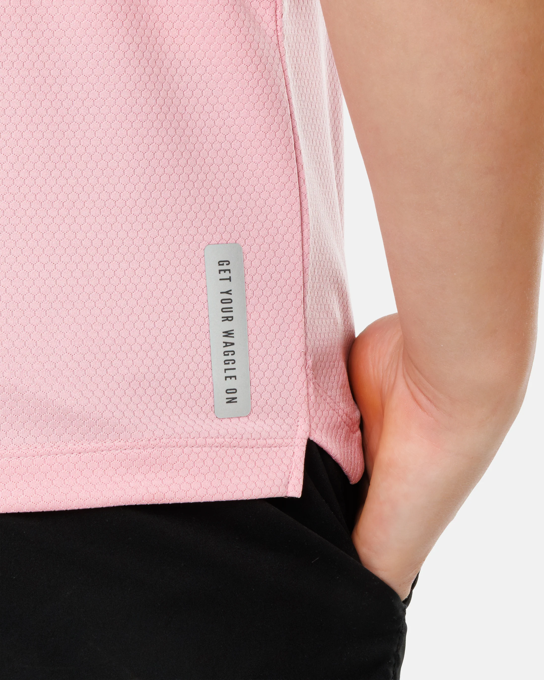 Hexcore Boy's Performance Short-Sleeve Shirt - Dusty Rose - Image 4