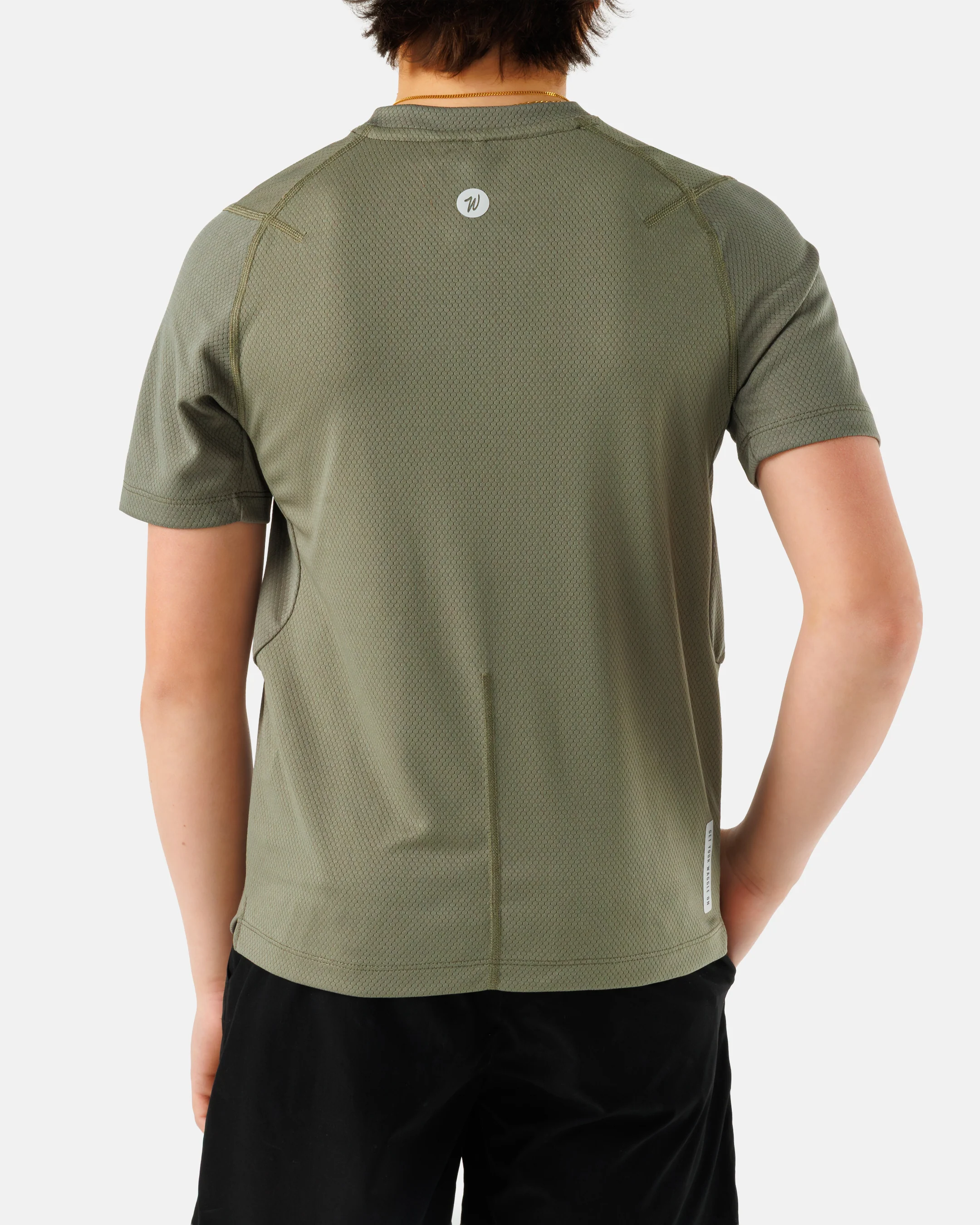 Hexcore Boy's Performance Short-Sleeve Shirt - Hunter Green - Image 3