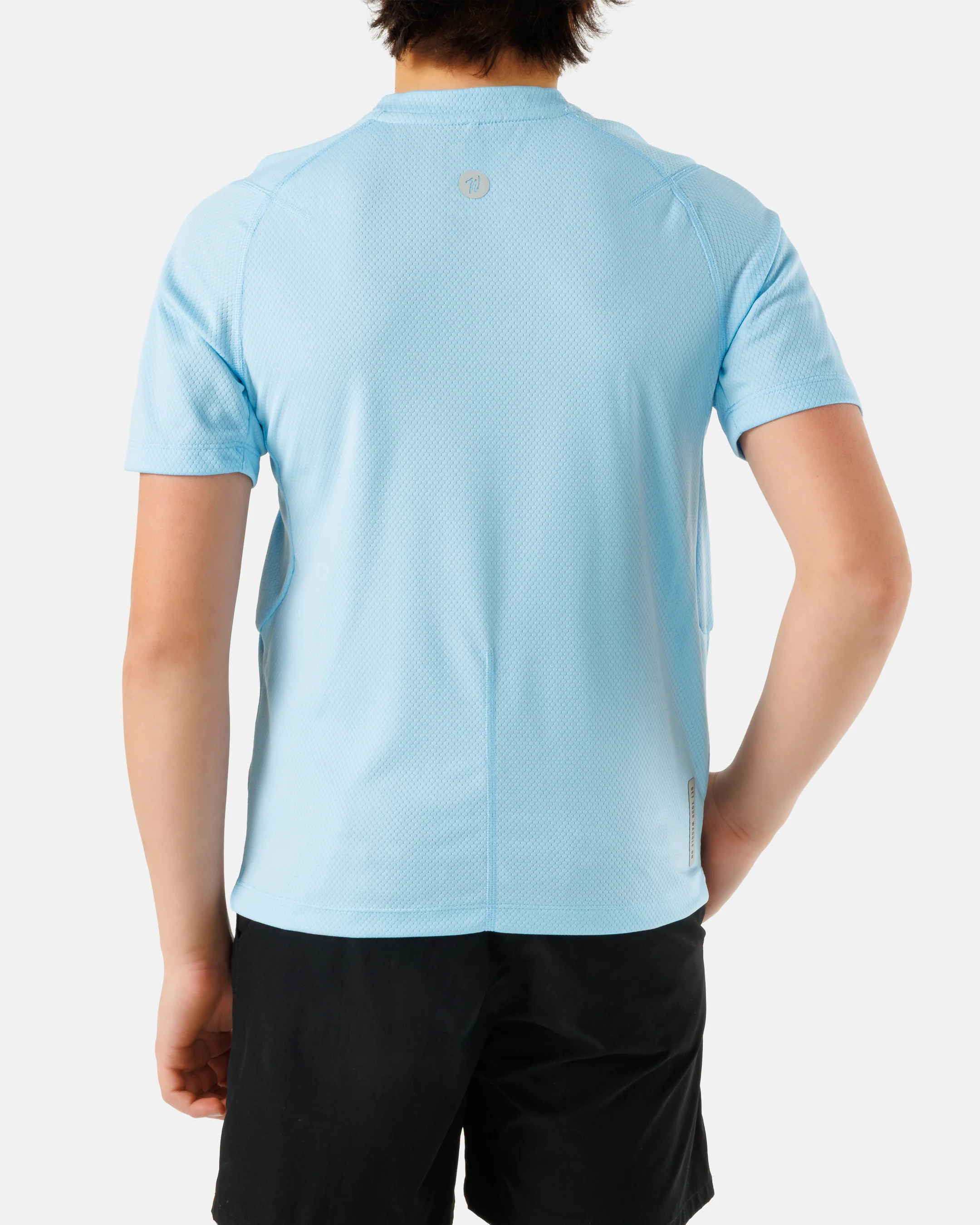 Hexcore Boy's Performance Short-Sleeve Shirt - Sky Blue - Image 3
