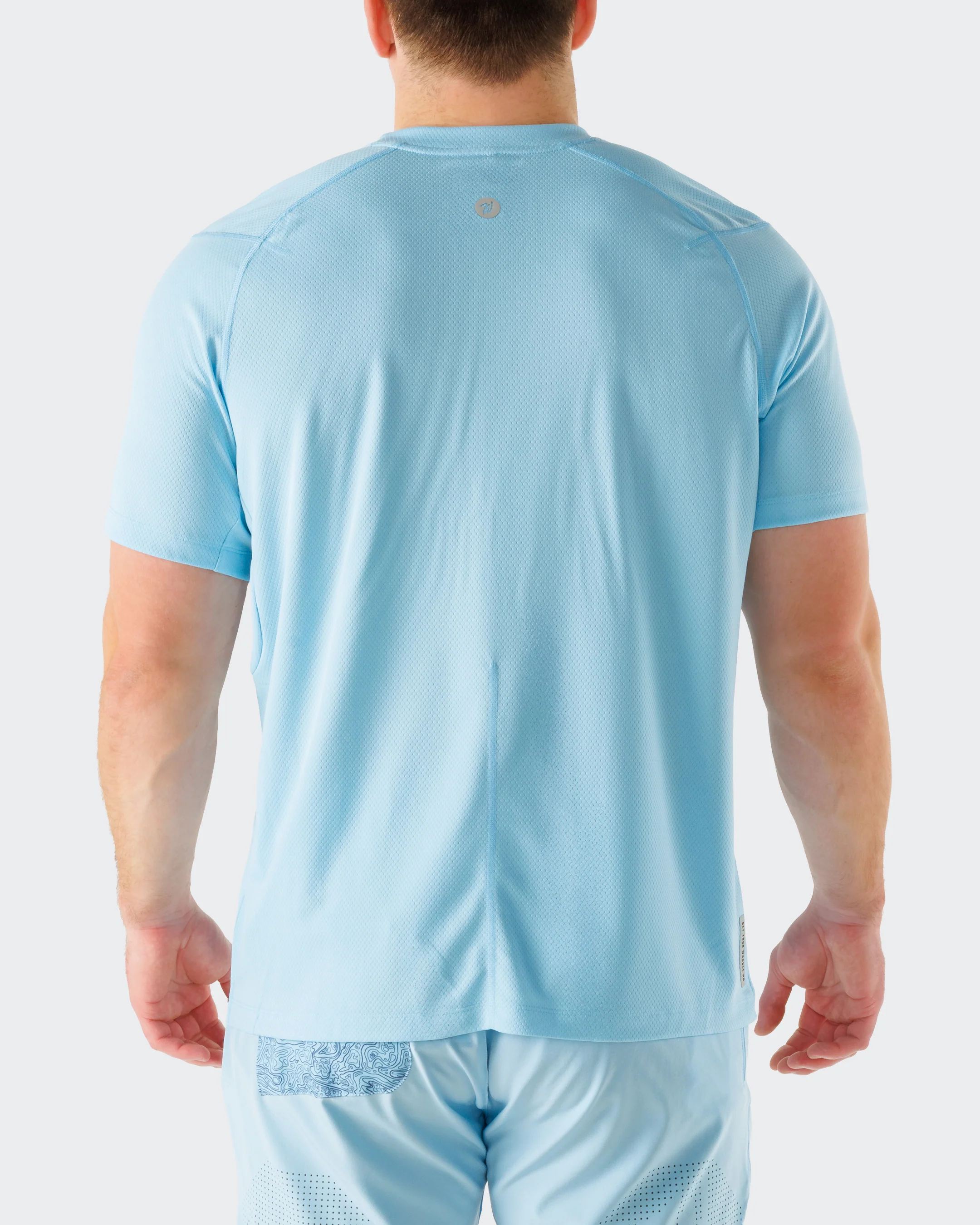 Hexcore Men's Performance Short-Sleeve Shirt - Sky Blue - Image 4