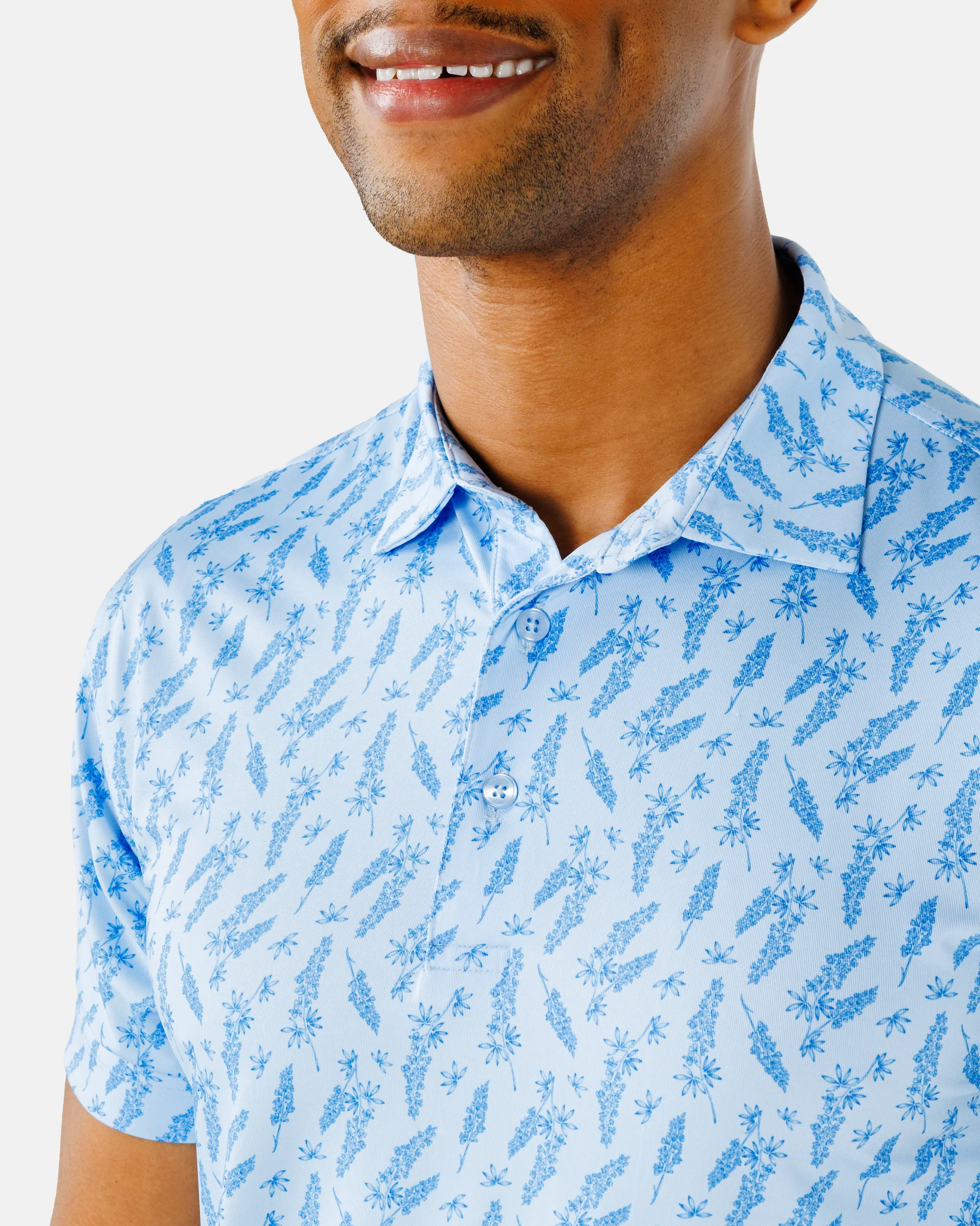 In Bloom Men's Polo - Image 3
