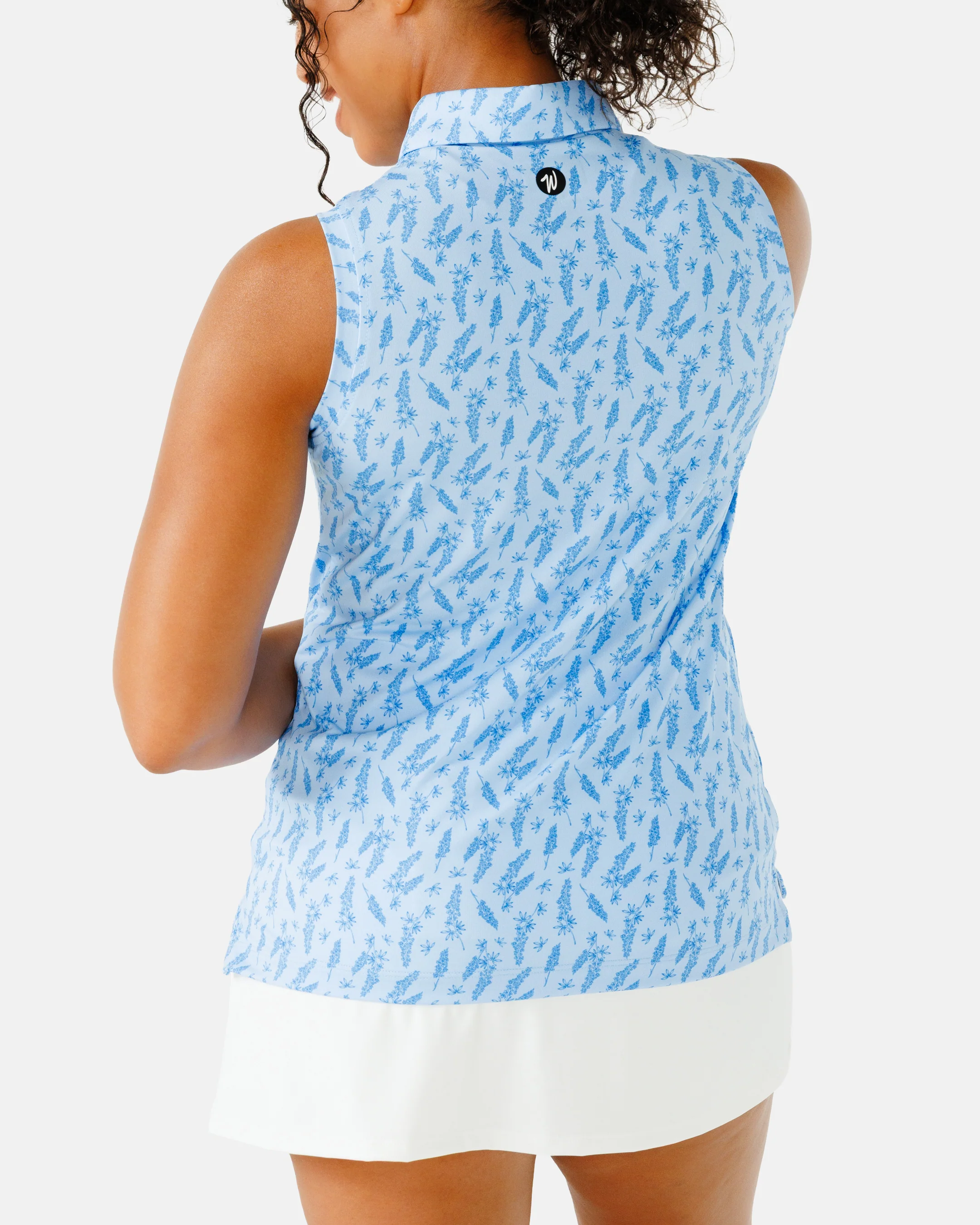 In Bloom Women's Sleeveless Polo - Image 5
