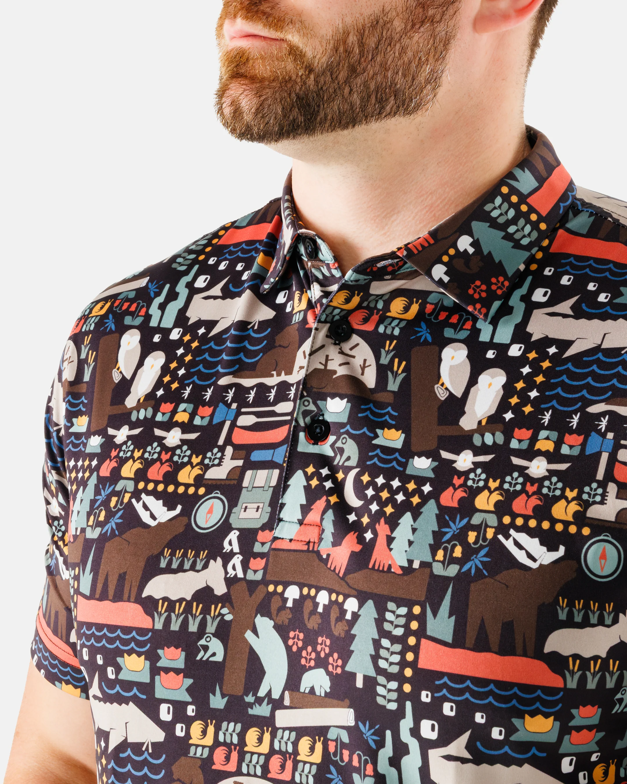 Into The Wild Men's Polo - Image 2