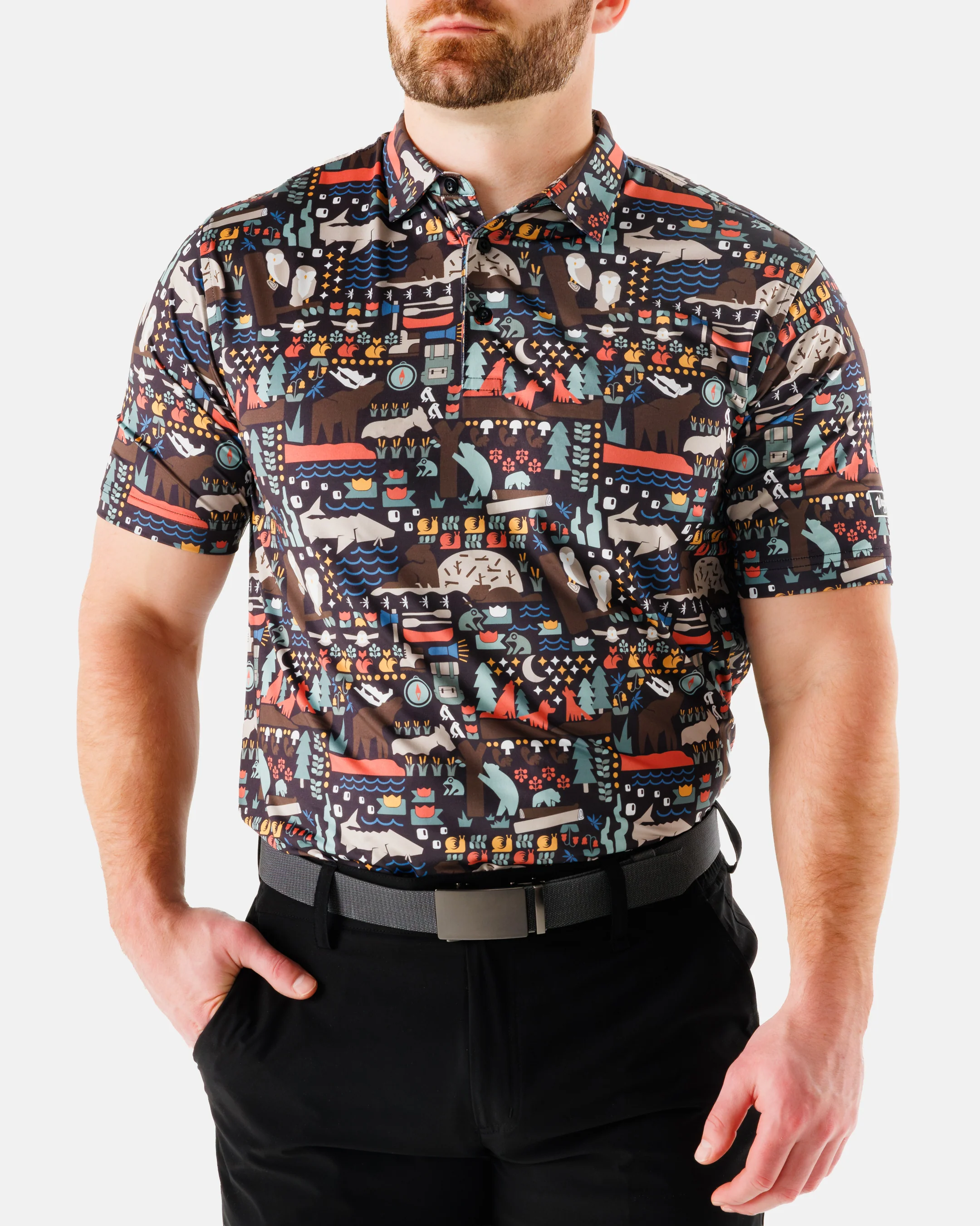 Into The Wild Men's Polo - Image 5