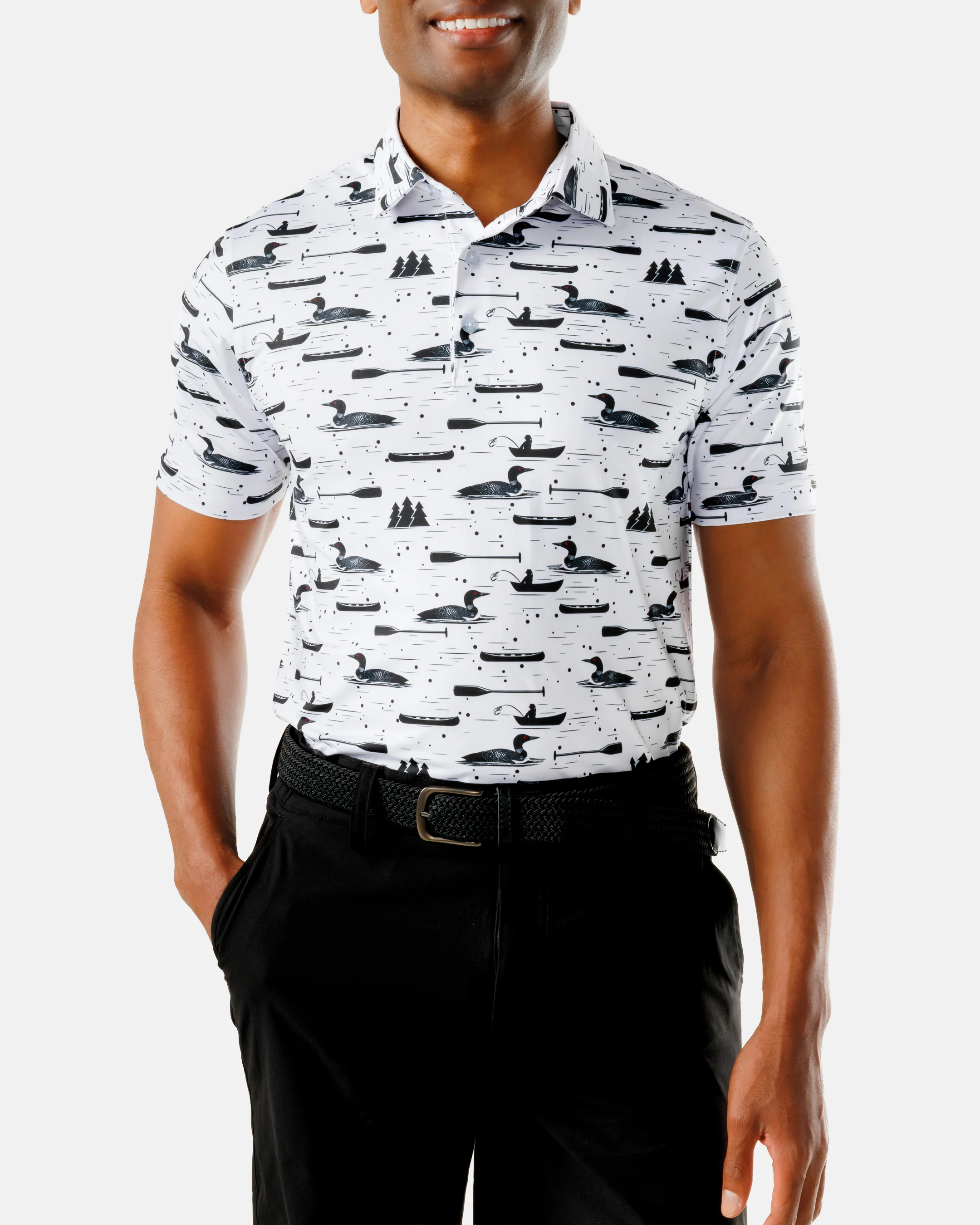 Loon Lake Men's Polo - Image 6