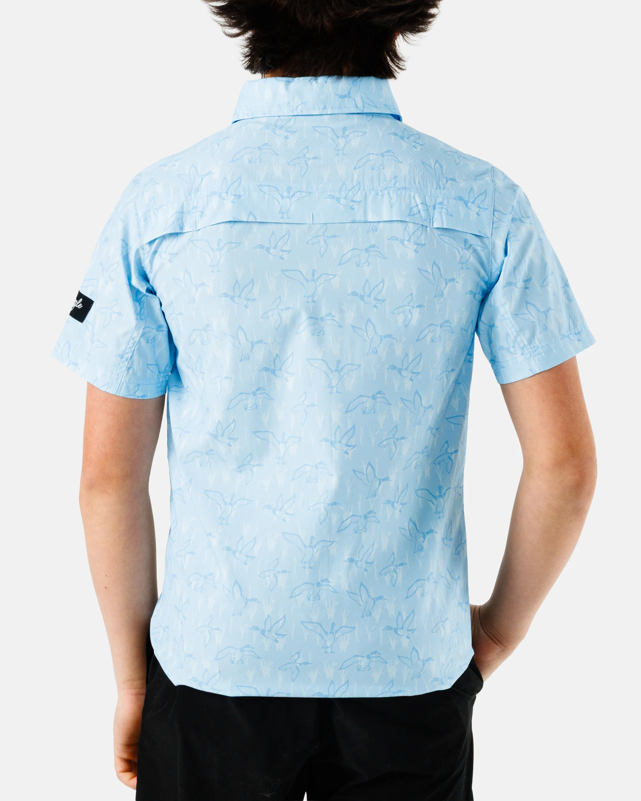 Migration Boy's Outpost Short-Sleeve Button-Down Shirt - UPF 40+ - Image 3