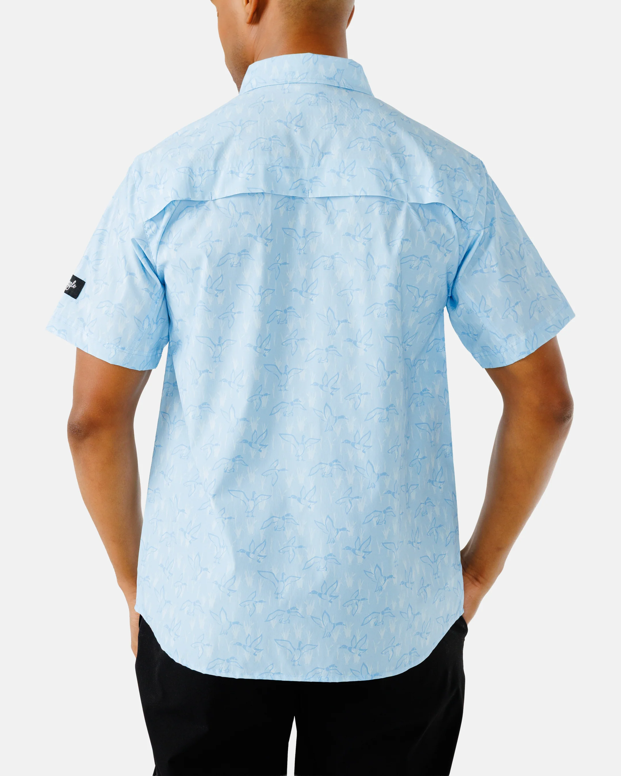 Migration Men's Outpost Short-Sleeve Button-Down Shirt - UPF 40+ - Image 4