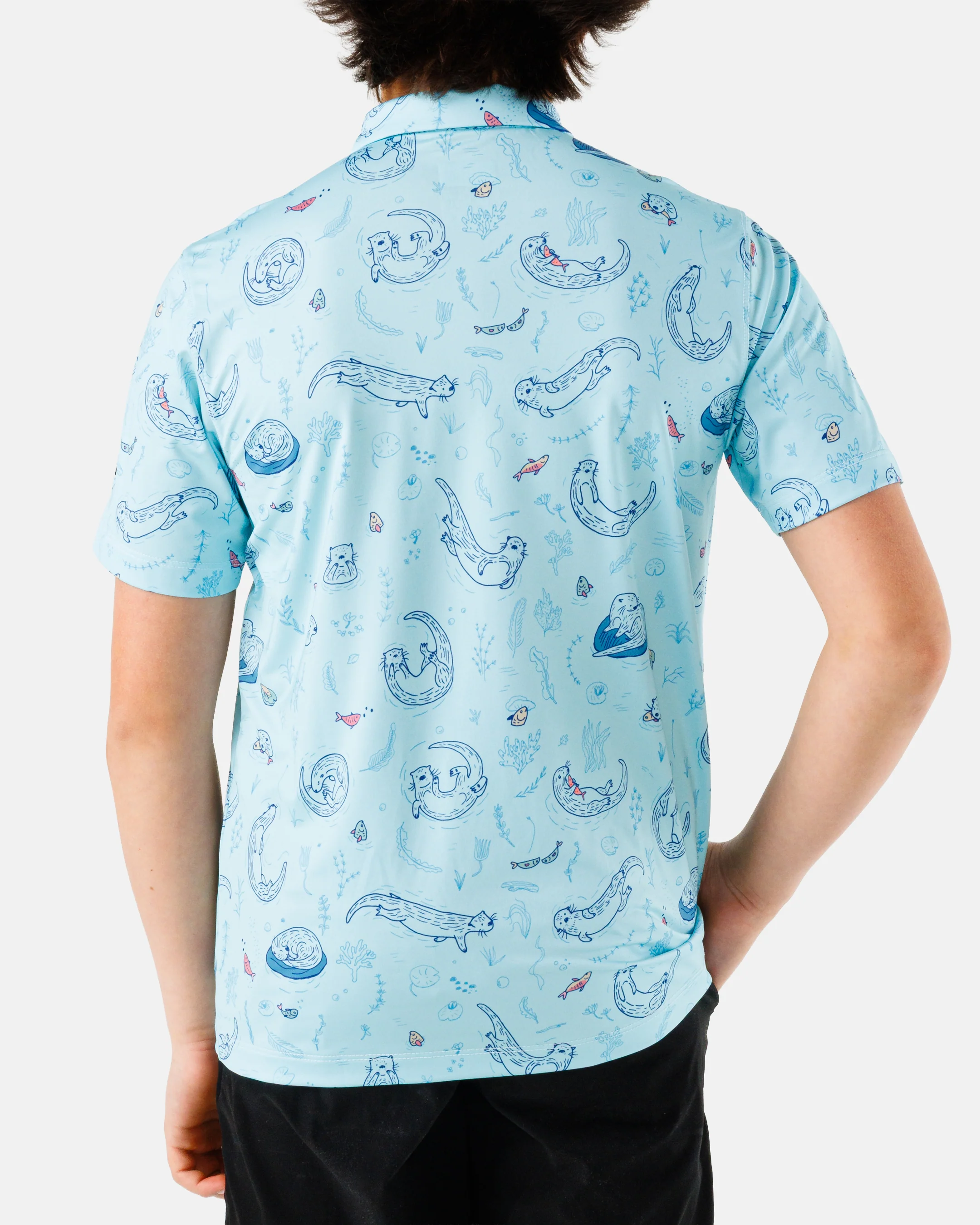 Otter Nonsense Boy's Polo - Image 7