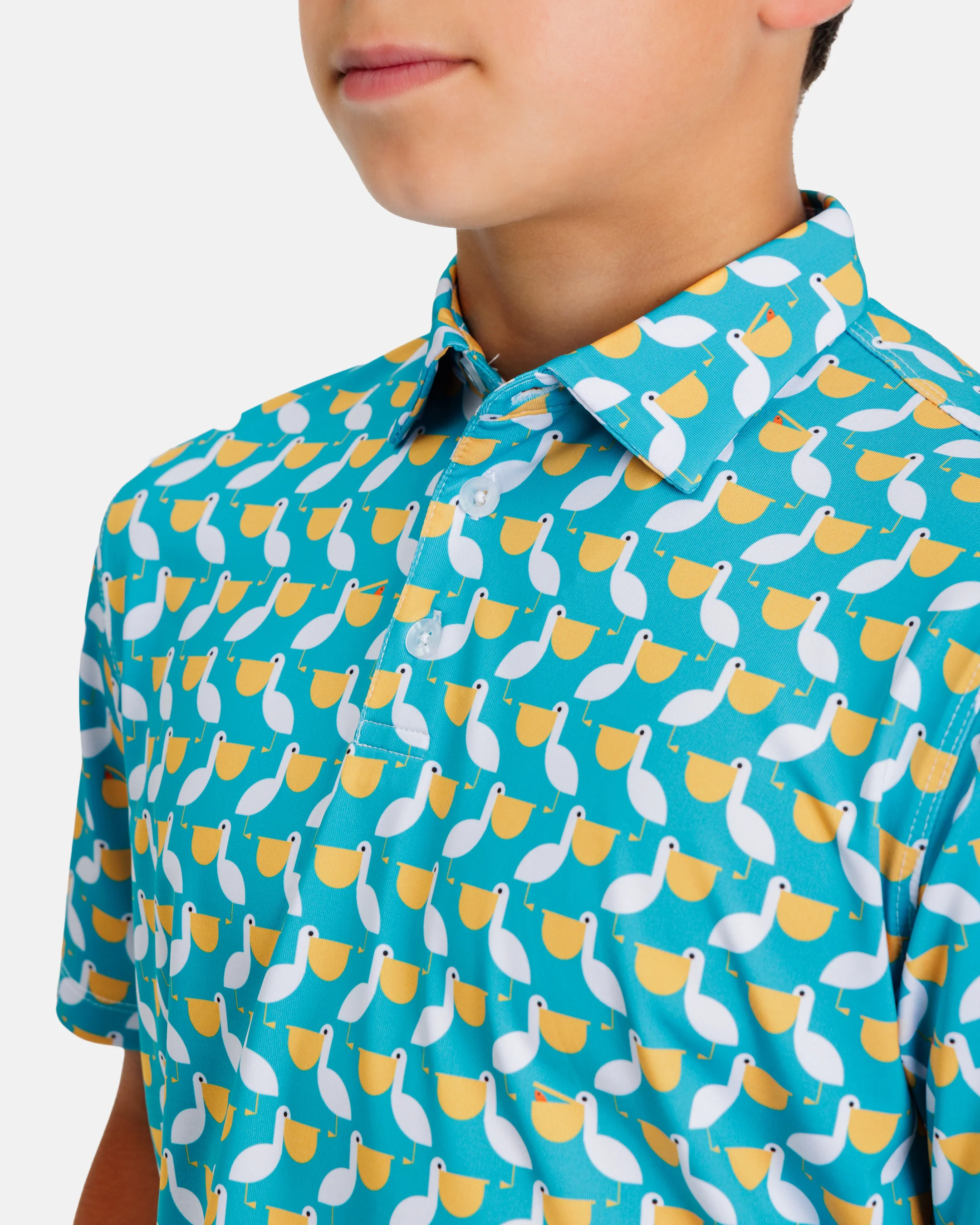 Pelican Party Boy's Polo - Image 4