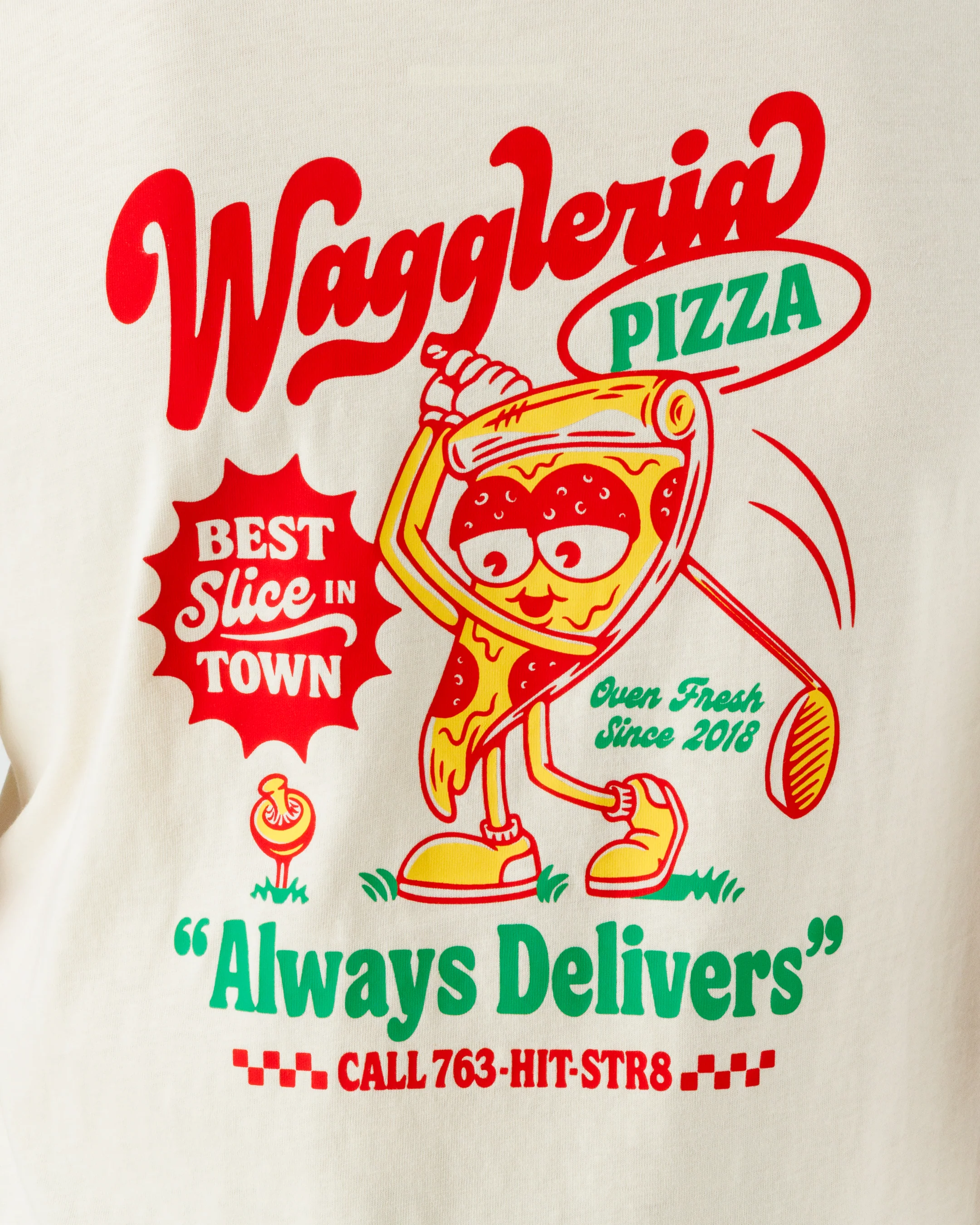Waggleria Pizza Youth T-Shirt - Image 4